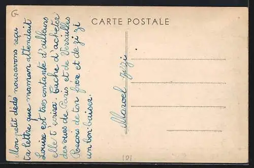 AK Alligny-en-Morvan, La Rue de la Poste