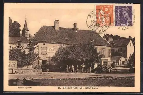 AK Anlezy, Hôtel Loisy et scène de rue animée