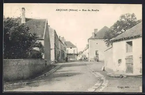 AK Arquian, Rue du Moulin