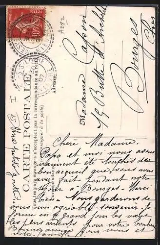 AK La Charité, Crue du 19 Octobre 1907, La Loire dans les Rues