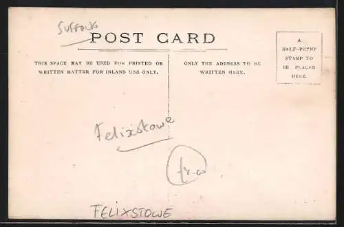 AK Felixstowe, Promenade by the sea