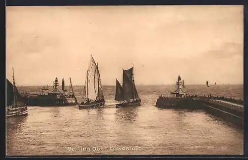 AK Lowestoft, Sailing Out