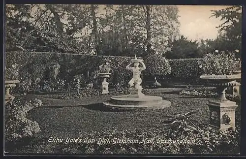 AK Saxmundham, Glemham Hall, Elihu Yale`s Sun Dial