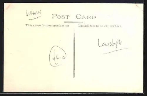 AK Lowestoft, Herring Drifter in heavy seas