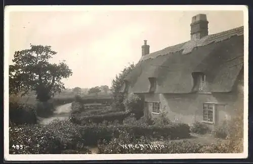 AK Wrentham, House with thatched roof
