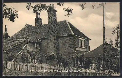AK Waldringfield, The Maybush Inn from Rose Garden