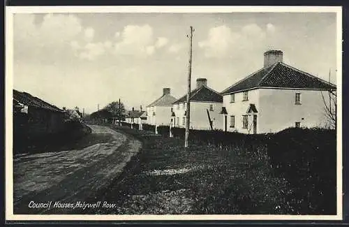 AK Holywell Row, Council Houses