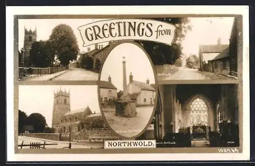 AK Northwold, Parish Church, Interior, Old Cross