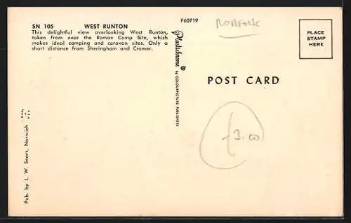 AK West Runton, Camping and caravan site