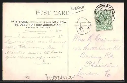 AK Hunstanton, Cliff from the Pier