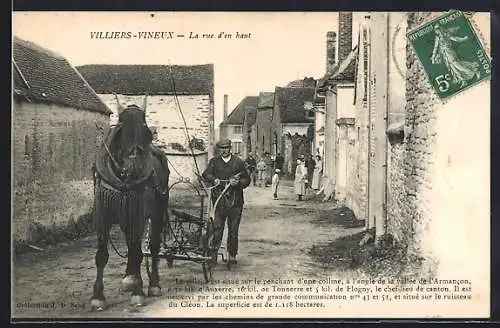 AK Villiers-Vineux, La rue d`en haut