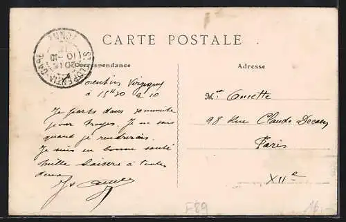 AK Saint-Florentin, Hotel et Cafe de la Gare