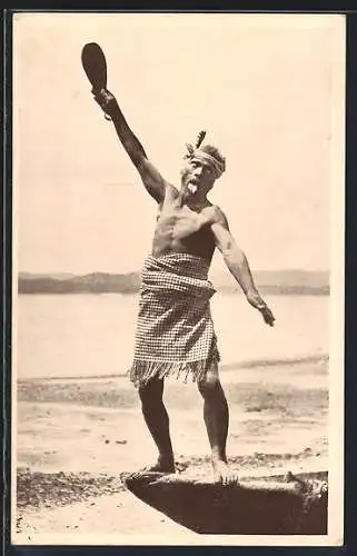 AK Neuseeland, He Pukanakana, Challenge by a warrior