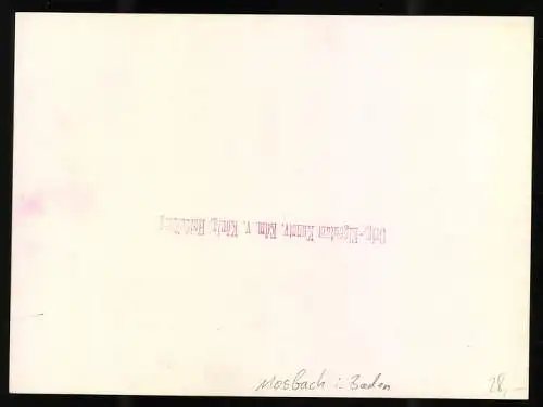 Fotografie Edm. v. König, Heidelberg, Ansicht Mosbach i. Baden, das Palm’sches Haus am Marktplatz
