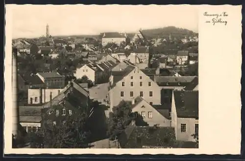 AK Kamenz i. Sa., Ortsansicht mit Hutberg