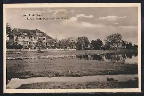 AK Insel Hiddensee, Kloster Hotel Dornbusch und Hitthim