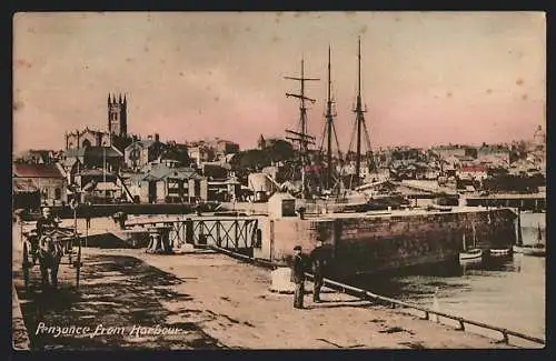AK Penzance, harbour and city view