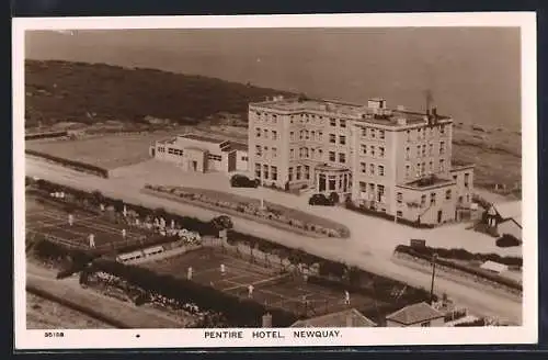 AK Newquay, Pentire Hotel, birds view