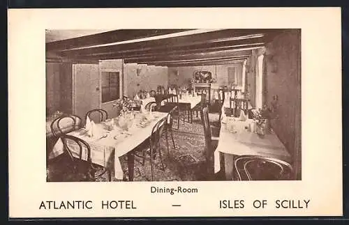 AK St Mary`s /Isles of Scilly, Atlantic Hotel, dining-romm