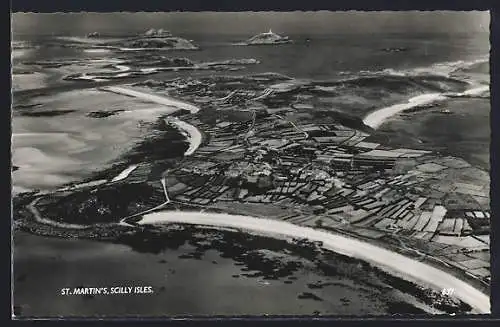 AK St. Martin`s /Scilly Isles, panorama from birds view