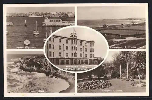 AK Newquay /Cornwall, Penolver Hotel, Trenance Gardens, Barrowfields and Trevose Head