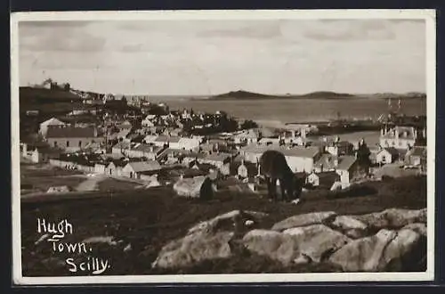 AK Hugh Town /Scilly, panorama view