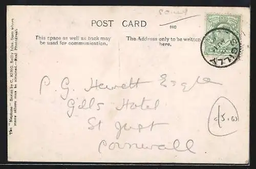 AK Hugh Town /Scilly, panorama view