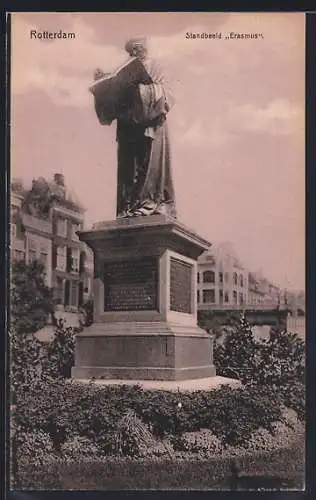 AK Rotterdam, Standbeeld Erasmus