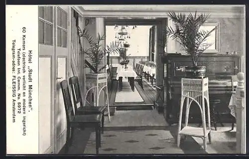 AK Amsterdam, Hotel Stadt München