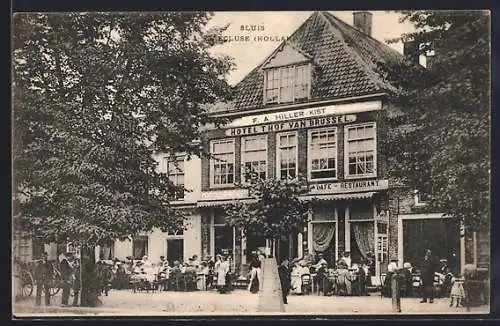 AK Sluis, Hotel `t Hof van Brussel, F. A. Hiller-Kist