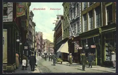AK Amsterdam, Szene in Kalverstraat
