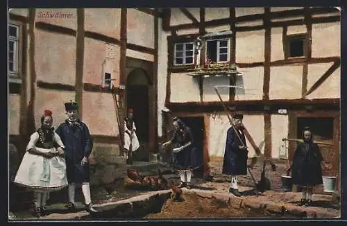 AK Hessen in Schwälmer Tracht