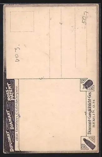 AK Soldat in Uniform mit Schwert und seine Frau, Kriegsgetraut