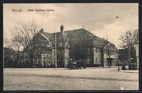 AK Celle, Gasthaus Städt. Saalbau Union