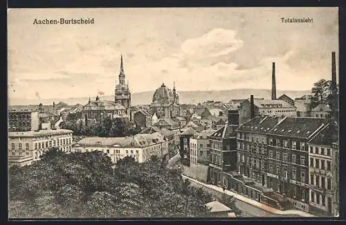 AK Aachen-B., Stadt aus der Vogelschau