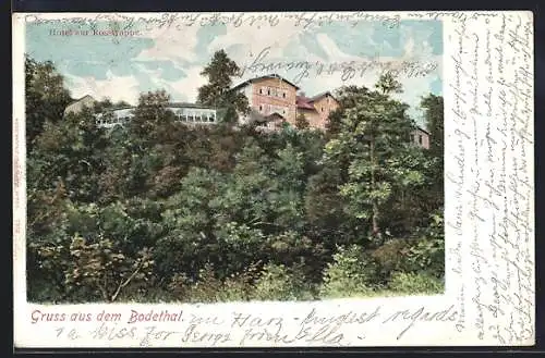 AK Thale, Hotel zur Rosstrappe