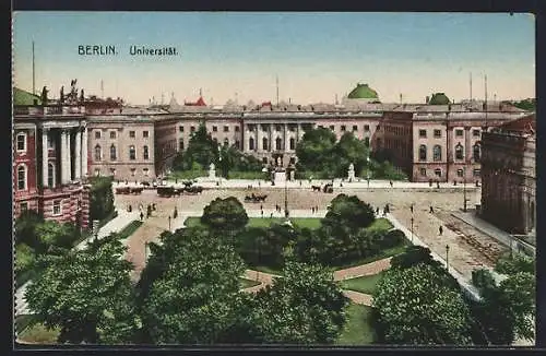 AK Berlin, Universität aus der Vogelschau