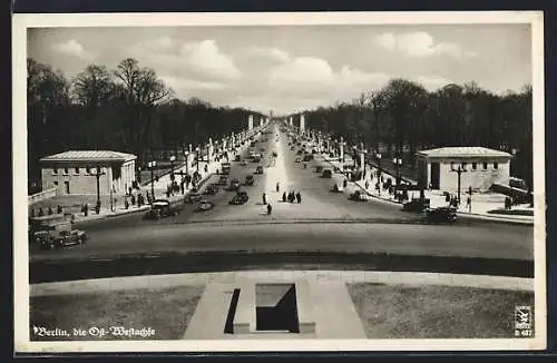 AK Berlin-Tiergarten, Die Ost-West-Achse
