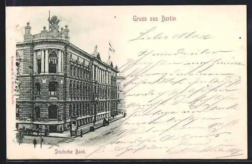 AK Berlin, Deutsche Bank, Französischestrasse