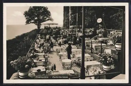 AK Königswinter, Hotel-Restaurant auf dem Drachenfels