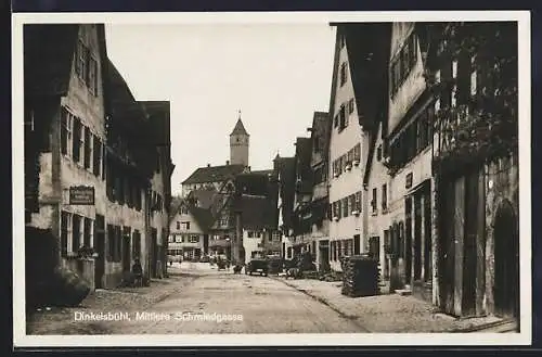 AK Dinkelsbühl, Mittlere Schmiedgasse
