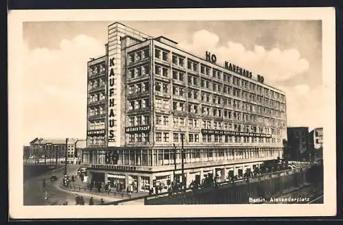 AK Berlin, Kaufhaus am Alexanderplatz