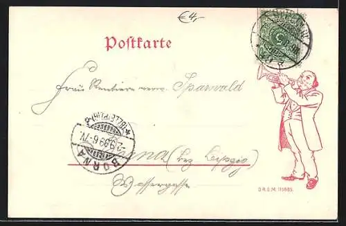 AK Berlin, Friedrichsbrücke mit der Nationalgalerie