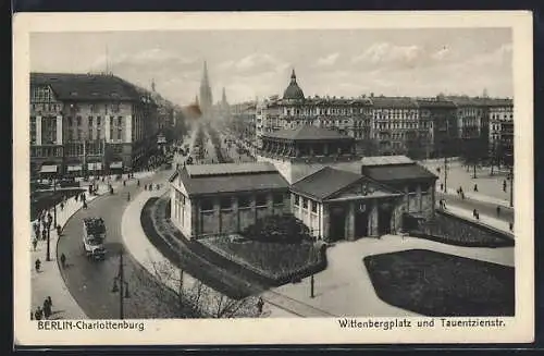 AK Berlin-Schöneberg, Wittenbergplatz und Tauentzienstr.