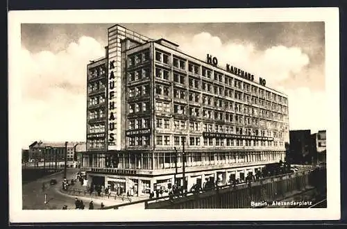 AK Berlin, Kaufhaus am Alexanderplatz
