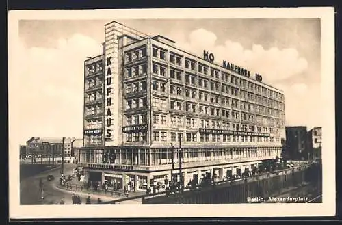 AK Berlin, Kaufhaus am Alexanderplatz