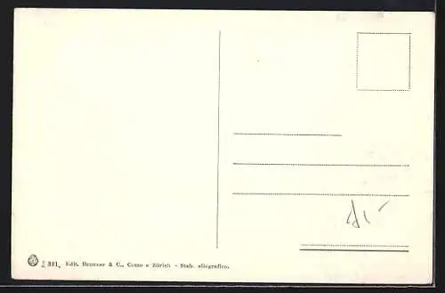 AK Cadenabbia, Bootspartie an der Villa Carlotta