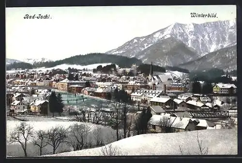 AK Bad Ischl, Winterpanorama