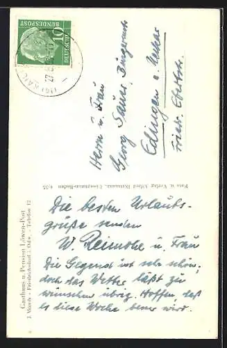AK Friedrichsdorf i. Odw., Panorama & Partie mit Viadukt