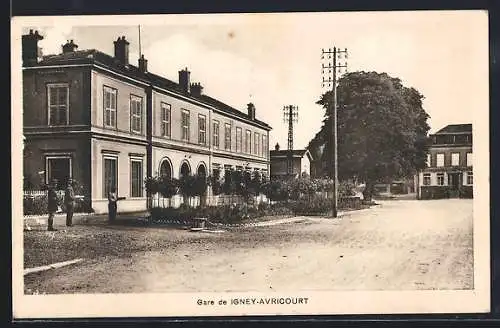 AK Igney-Avricourt, Gare de Igney-Avricourt